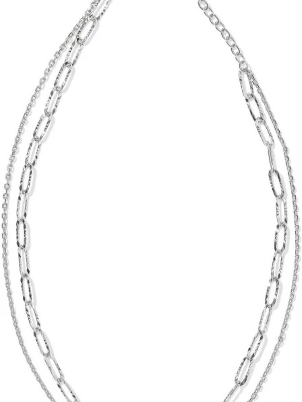 Kendra Scott Silver Chain Necklace with Turquoise Bird Charm - Picture 3 of 5